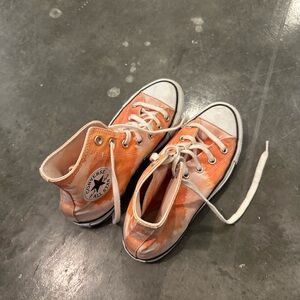 Converse All Star Chuck 70 Canvas Orange Tie-dye Sneakers